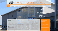 Desktop Screenshot of bauunternehmung-prangenberg.de